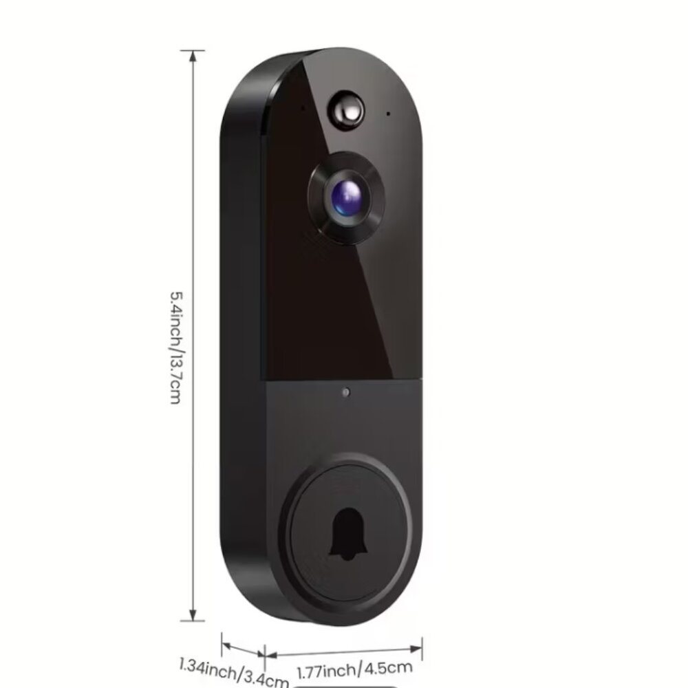 1080P Video Doorbell Camera Intelligent Body Detection Cloud Storage 2 way audio
